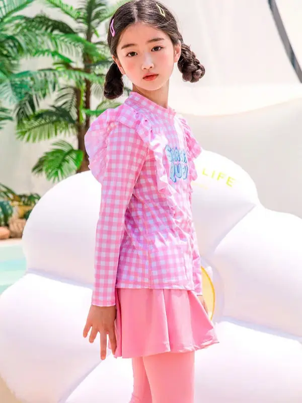 [HỎA TỐC] Đồ bơi dài tay chống tia UV cho bé gái hàng loại 1 Đồ bơi cho bé gái chống nắng 6