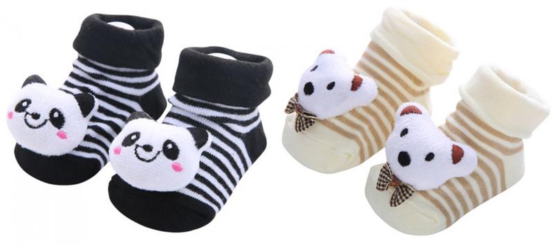 Product Introduction of 0-12Months Baby Assorted 3D Design Cartoon Anti-Slip Cotton Baby Socks Kid Newborn 16