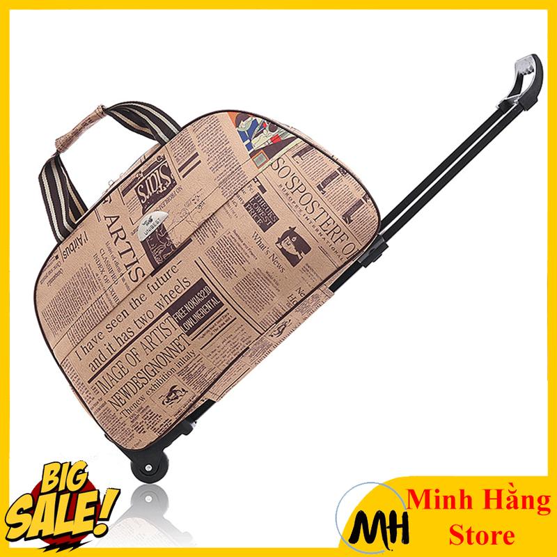 Túi kéo du lịch có bánh xe, túi xách du lịch size 20inch HÀNG ĐẸP chất liệu vải chống thấm cao cấp với nhiều màu sắc lựa chọn phù hợp đi du lịch, công tác, về quê