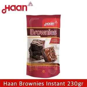 Haan BROWNIES INSTANT 230gr (Panggang / Kukus)