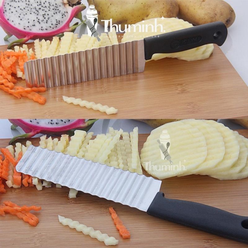 ￼Dao Cắt Rau Củ Quả, Cắt Thạch Lượn Sóng 6