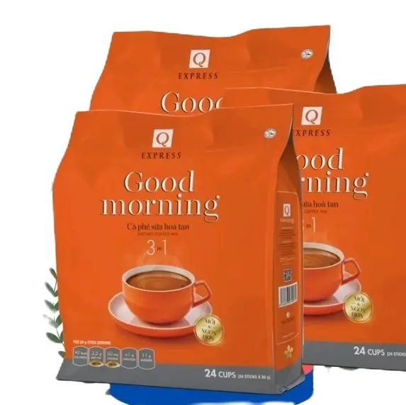 Combo 3 bịt cà phê goodmoning (cà phê sữa hòa tan 3 trong 1)