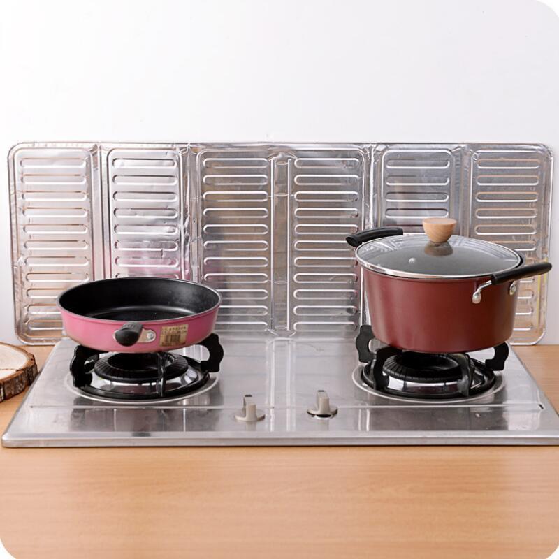 Hàng rào dầu bắn tung tóe, cho tấm chắn dầu, 84,5 * 32,7cm, được làm bằng tấm nhôm, ngăn chặn bắn tung tóe dầu, có thể làm sạch, tấm chống dầu bằng nhôm, thích hợp cho vết dầu 3