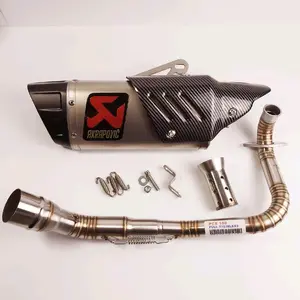 Knalpot IMPORT AKRAPOVIC R1 M1 Evolution Line Full System Full System PCX NMax Vario Beat ADV Aerox Mio Genio Scoopy Xride Filano Fino FreeGO Fazzio