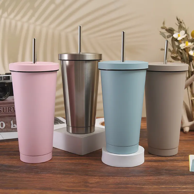 Cốc Giữ Nhiệt 750ml & 500m - Inox 304 - Tặng Kèm Ống Hút - Ly Giữ Nhiệt Lạnh - Nhiều Màu Nhiều Sự Lựa Chọn XR XGB01