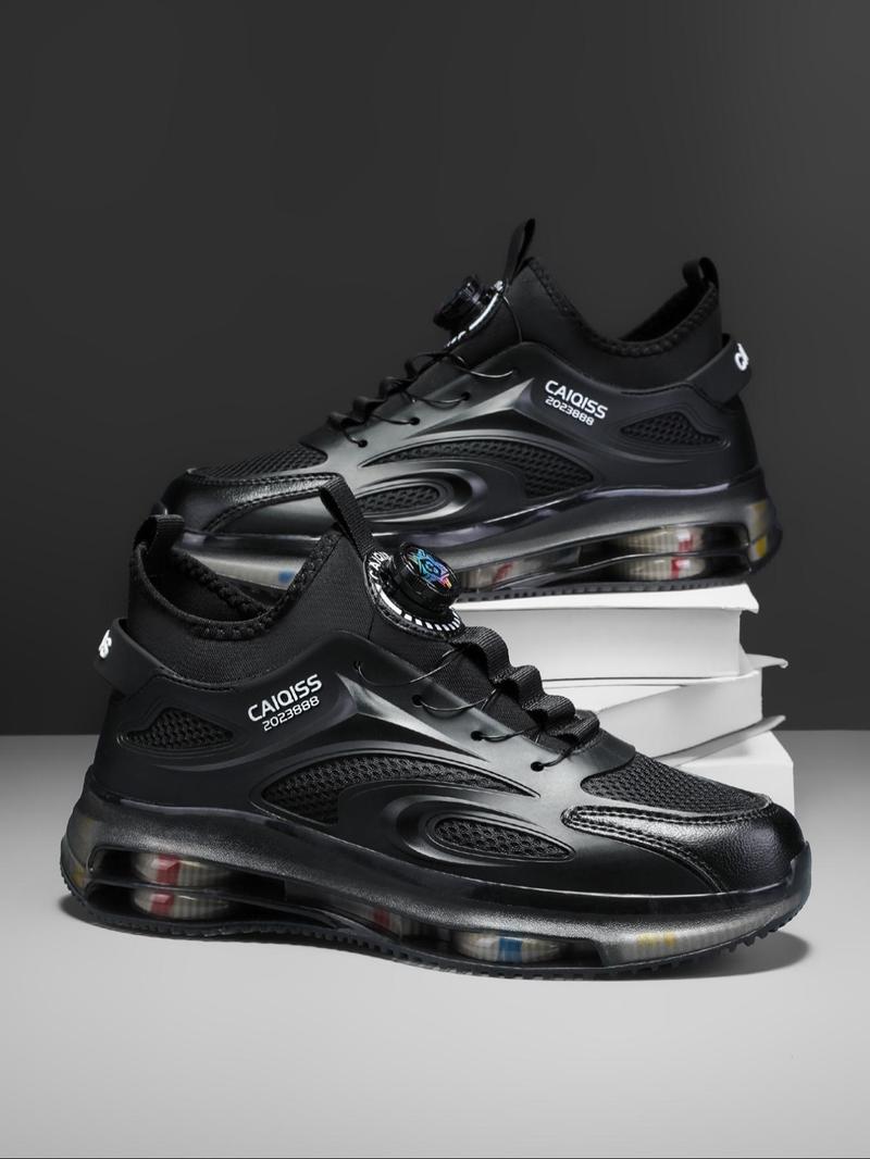 Product Introduction of Men's Fashionable Lace Up Low Top Sneakers, Casual Comfortable Breathable Sports Running Shoes, All-match Non-slip Sneakers for Daily Wear, Closed 7