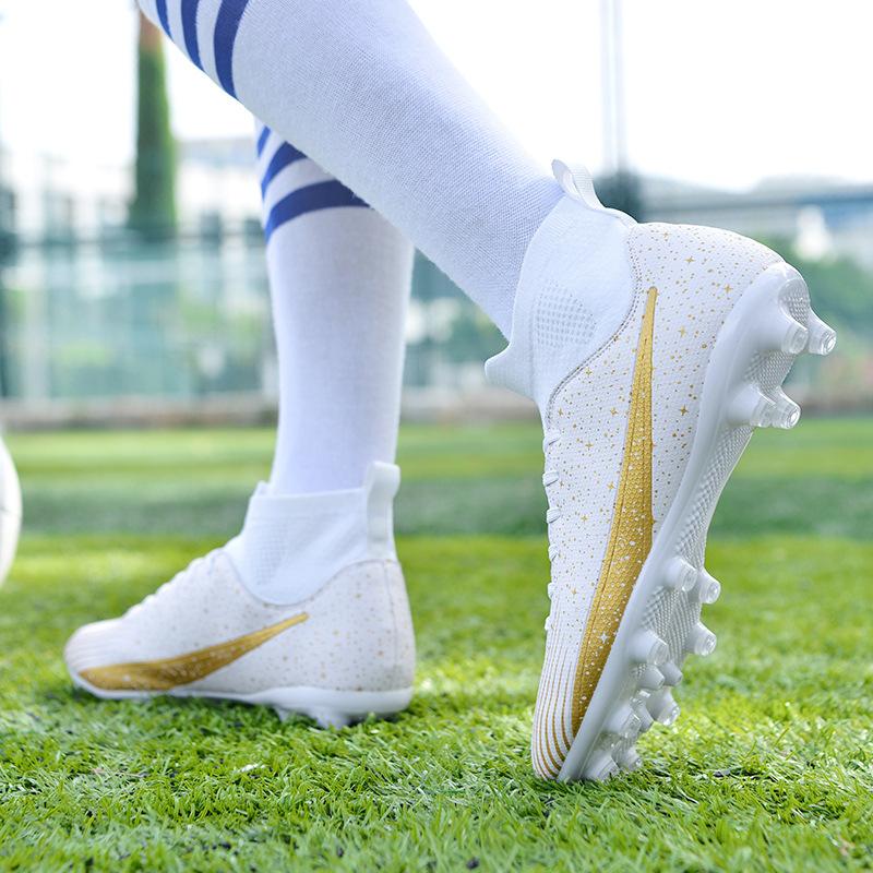 High-Top Spike Professional Competition Training Soccer Shoes 4