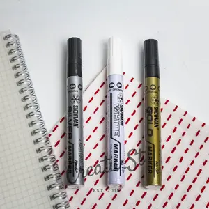 Snowman Spidol Emas Perak Putih BESAR Permanen Permanent Paint Marker