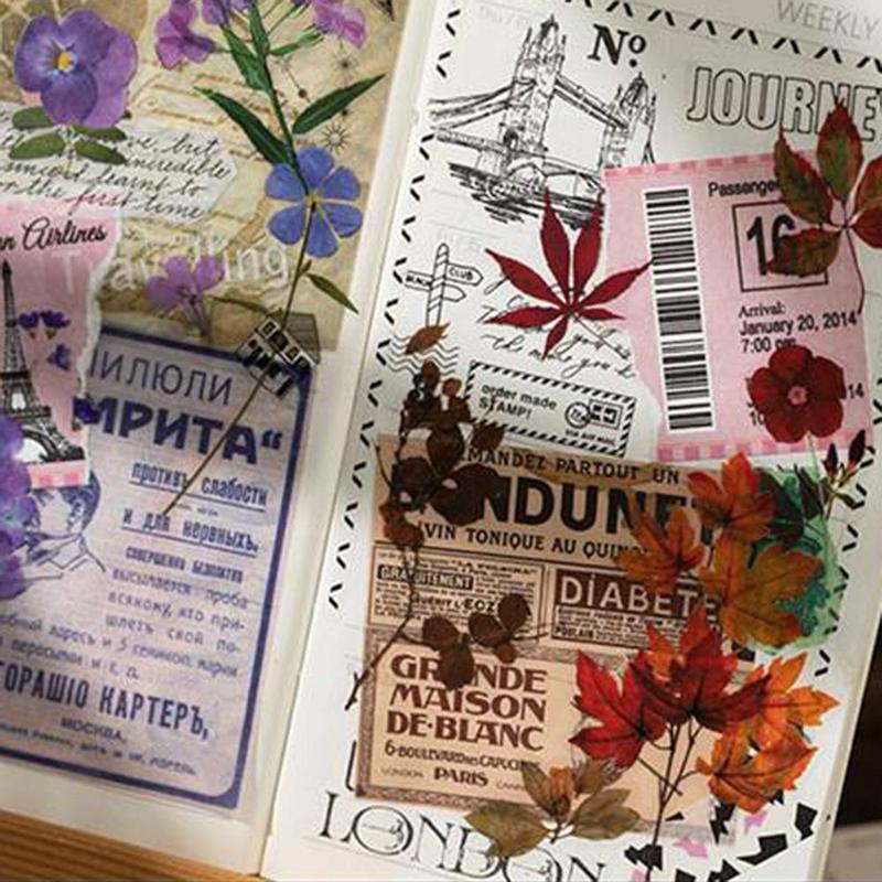 Vintage Floral & Botanical Pattern Stickers (20 Sheets/set), Waterproof Self Adhesive Decorative Stickers, Diy Decals for Water Bottle, Laptop, Phone Case, Scrapbooking, Journal Making 5