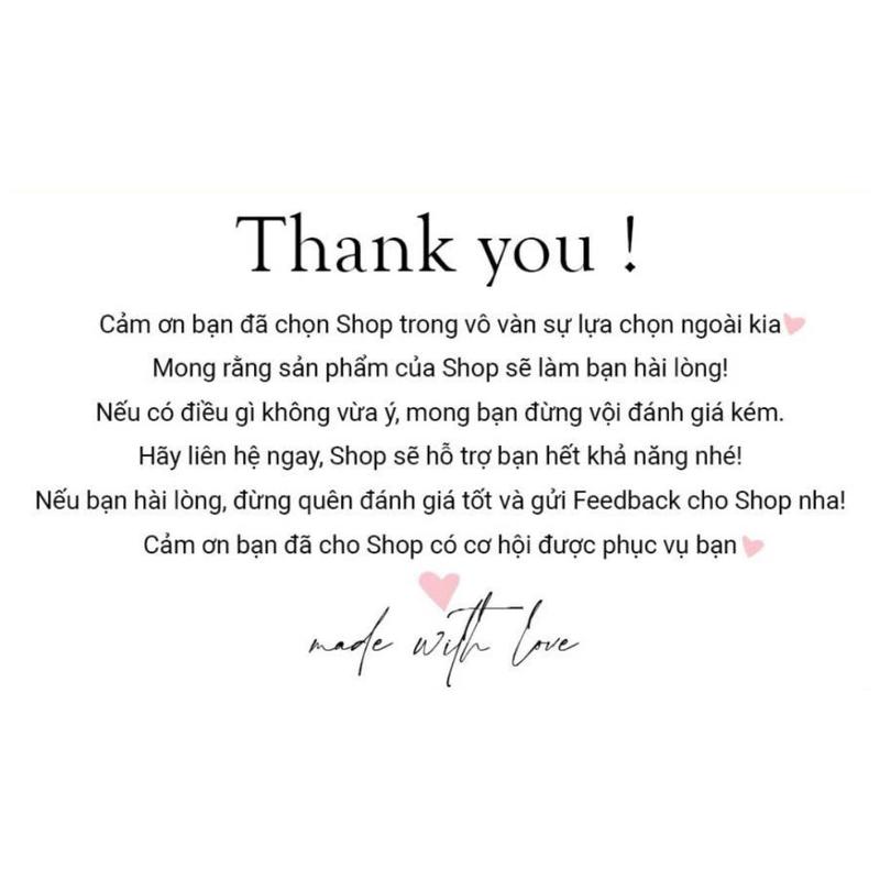 Thẻ cảm ơn thank-Chỉ tặng