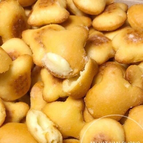  500gr bánh gấu nhân kem thiên hồng| TuanvietFood - Thế Giới Đồ Ăn Vặt - Đồ Ăn Vặt Hà Nội Snack Thức Ăn Bánh Quy 