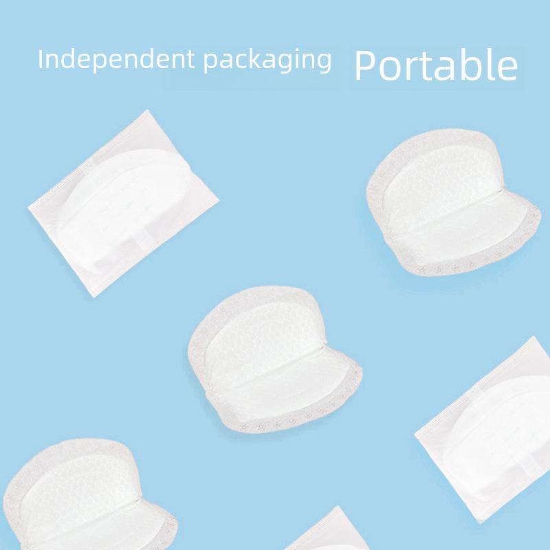 Disposable Anti-Overflow Breast Pad 100 Pieces Breastfeeding Breast Pad Pregnant Women Spill Prevention Breast Pad Soft Breathable Independent Packaging 5