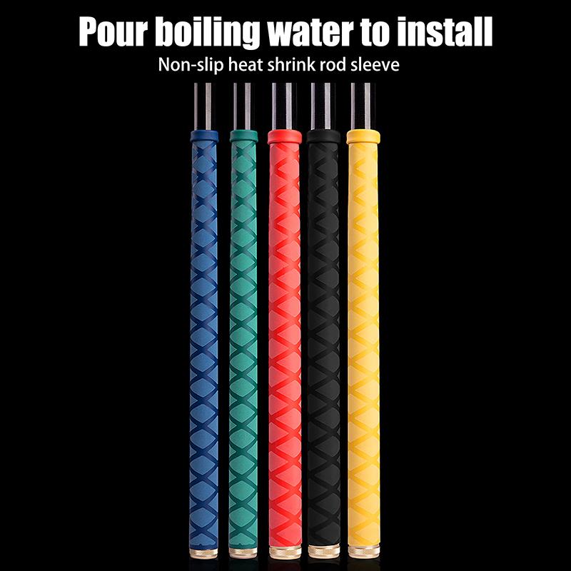 Ống Co Nhiệt Chống Trượt, Chiều Dài 1M, Bọc Cần Câu, Tay Cầm Chống Trượt, Tay Áo Cách Nhiệt, Kích Thước 20MM, Bảo Vệ Tay Cầm Vợt, Có Nắp Chống Nước, 1 Cái Bắt Cá Đi Câu Fishing Nam