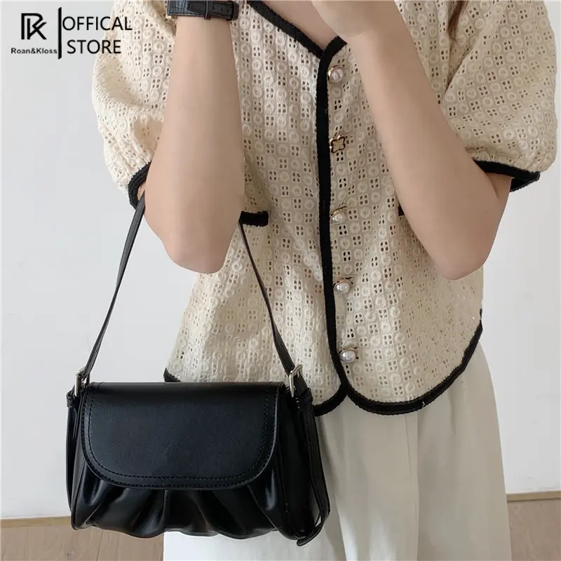[Roan & Kloss] Tas Selempang Wanita Tas Sling Bag Wanita Import Terbaru Original - Lipatan Sling Bag FREE Dustbag + Paperbag Kulit 4