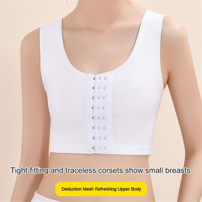 Summer New Style Super Flat Chest Bra Underwear Sports Vest Womens ...