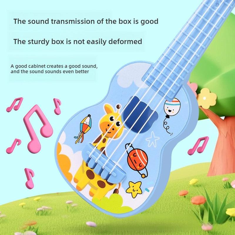 Product Introduction of Đàn Ghi Ta Dễ Thương, Dành Cho Trẻ Từ 5-9 Tuổi, Đàn Ghi Ta Ukulele, Đồ Chơi Âm Nhạc Cho Trẻ Mới Biết Đi, Thích Hợp Cho Trẻ Mới Biết Đi Từ 1-3 Tuổi, Âm Nhạc, A6J8 36