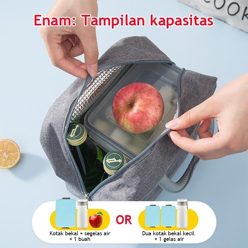 【Medan Ready Stock】Eatkit 3in1 Lunch Box Set | Kotak Makan 2 Tingkat 3 Sekat Anti Tumpah | Lunch Box Susun Free Sendok Garpu Portable | BPA Free【COD】