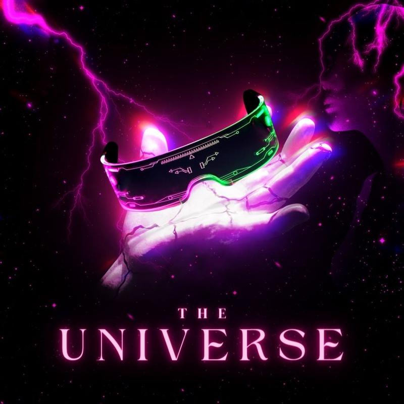 Kính LED đi bar phi hành gia 15 chế độ nháy