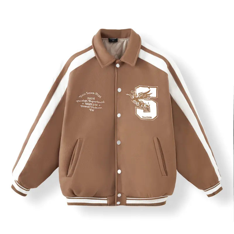 [XẢ KHO] Áo Khoác Varsity NEWSEVEN Mythical Steed Varsity AKVS.399 1