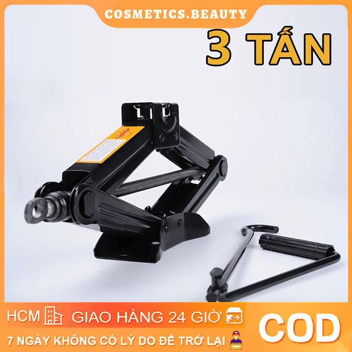 Bộ Kích Gầm Ô Tô, Con Đội Thay Lốp Cho Xe Hơi Nâng Gầm Dễ Dàng Trọng Tải 2 Tấn COD