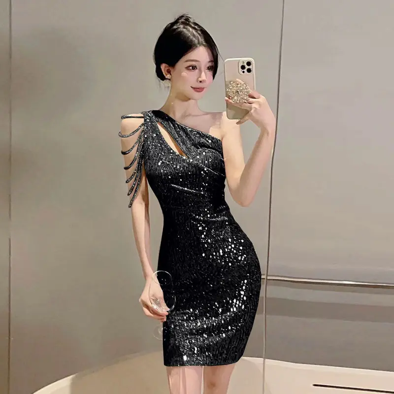 Váy Kim Sa, Gợi Cảm Và Nóng Bỏng, Hàng Mới Về Mùa Hè 2024, Váy Dạ Hội Nữ, Váy Bút Chì Có Hạt Công Nghiệp Nặng, Váy Cho Nữ