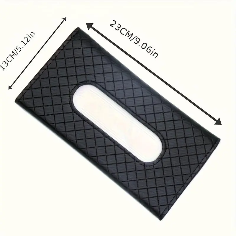 Car Sun Visor Tissue Box, PU Leather Car Tissue Holder, Car Interior Accessories for Easy and Elegant Interior 1