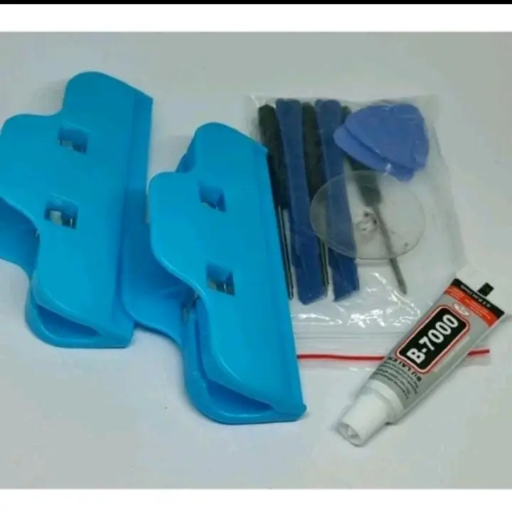 ALAT SERVIS HANDPHONE TOOLS PAKET LENGKAP OBENG 10 IN 1 PENJEPIT LCD CONGKELAN LEM B7000 T7000  OBENG 8 IN 1 PAKET SERVIS HP ALL TYPE 6