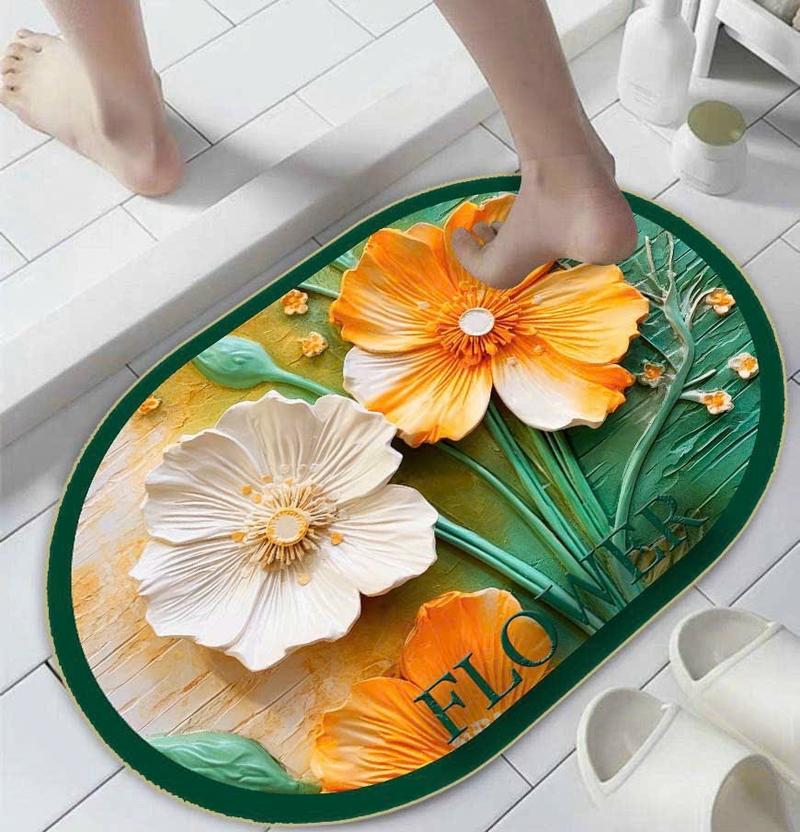 Product Introduction of COMBO 6 chiếc thảm lau chân hình hoạ tiếc hoa 5D .40x60 ( 6 HÌNH HOẠ TIẾT HOA NGẪU NHIÊN ) 22