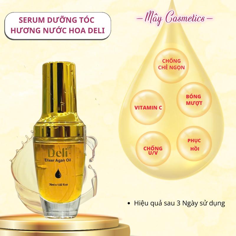 TINH DẦU DƯỠNG TÓC CHÍNH HÃNG DELI - HƯƠNG NƯỚC HOA đạng kem collagen Serum Nữ