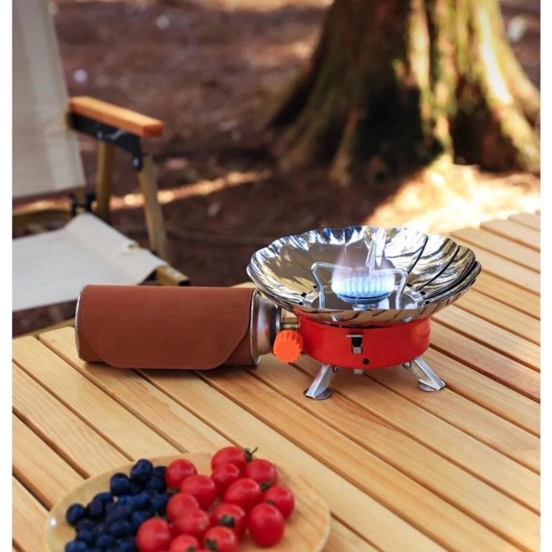 Bếp Gas Mini Cắm Trại Có Tấm Chắn Gió Gập Lại Tiện Lợi - Nam, Picnic Camping Dã Ngoại Bi 4