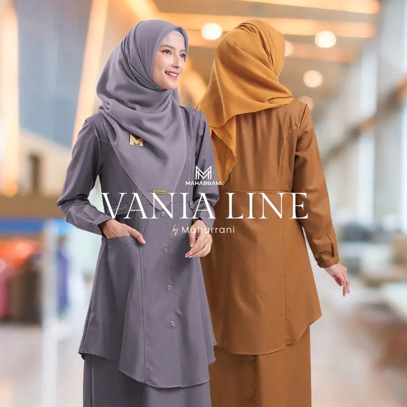 Vania Line By maharrani/Baju Pemda/seragam dinas/seragam kerja/baju pramuka/ Seragam Nakes/Seragam guru/Seragam kantor/Baju hitam putih 1