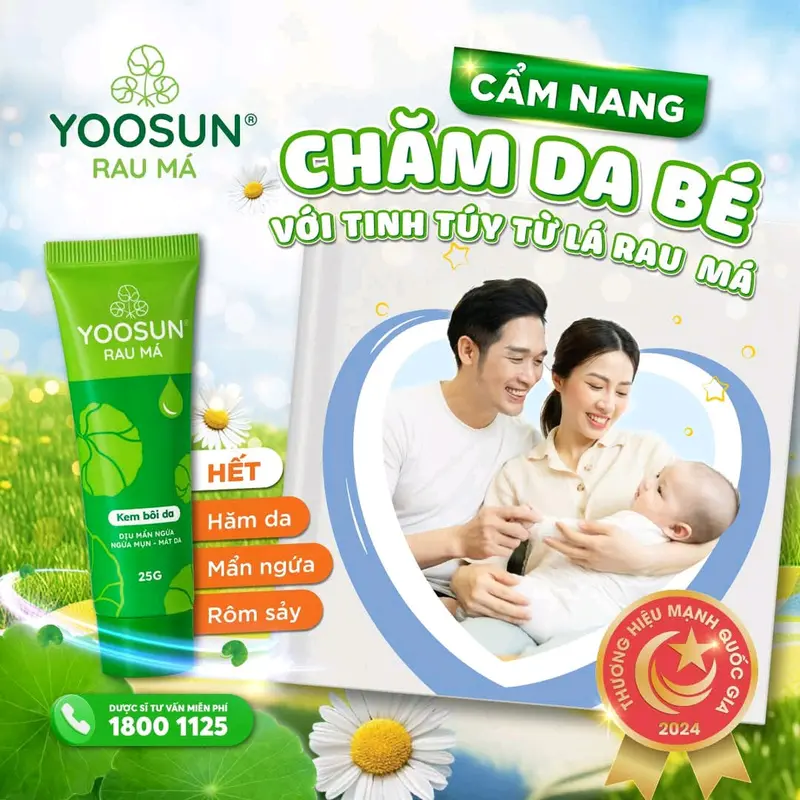 kem bôi yoosun rau má giảm mẩn ngứa Chăm Sóc Da 1