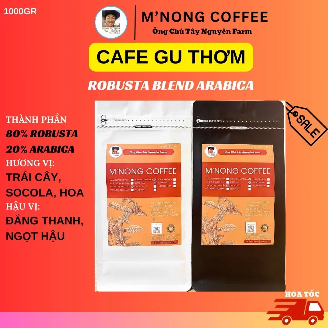 DÒNG 2. ROBUSTA BLEND ARABICA KHÔNG ĐƯỜNG NGUYÊN CHẤT EATCLEAN HEALTHY Cafe CÀ PHÊ Coffee