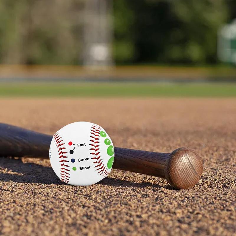 Product Introduction of 1 Pc Pitch Training Baseball With Finger Placement Markers Standard Baseball Pitching Trainer Kit Training Aid For Pitching Practice 20