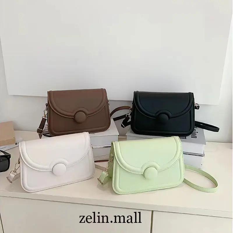 Tas Bahu Wanita Tas Tangan Kecil Dompet Tas Selempang Wanita Flap Mini Tote retro kulit tas pundak wanita shoulder bag