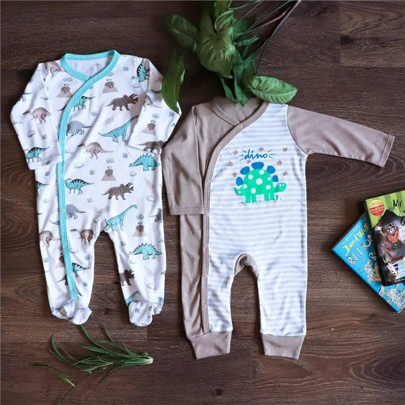 （Baby）  Set 2 chiếc body dài tay cho bé sơ sinh từ 3-10kg hàng VN xuất dư( Tặng kèm Móc Treo) - BD22 7