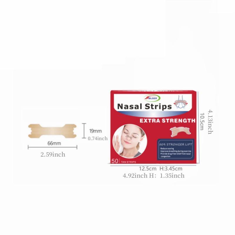 Product Introduction of Nasal Strip Set, 50pcs Nose Strip to Stop Snoring, Comfort Anti Snore Nasal Strip For Women & Men, Beauty Tool 10