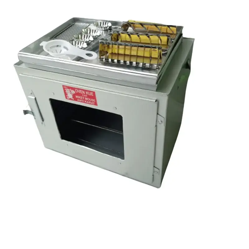 Oven kompor oven tangkring 3 susun oven kue gratis peralatan dan cetakan kue murah lemngakp Kayu Kuning Loyang 0