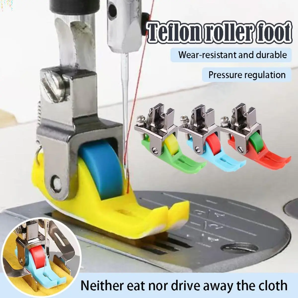 Kaki Penekan Penggelek Sempit, Universal, dengan Roda Plastik, Sesuai ...
