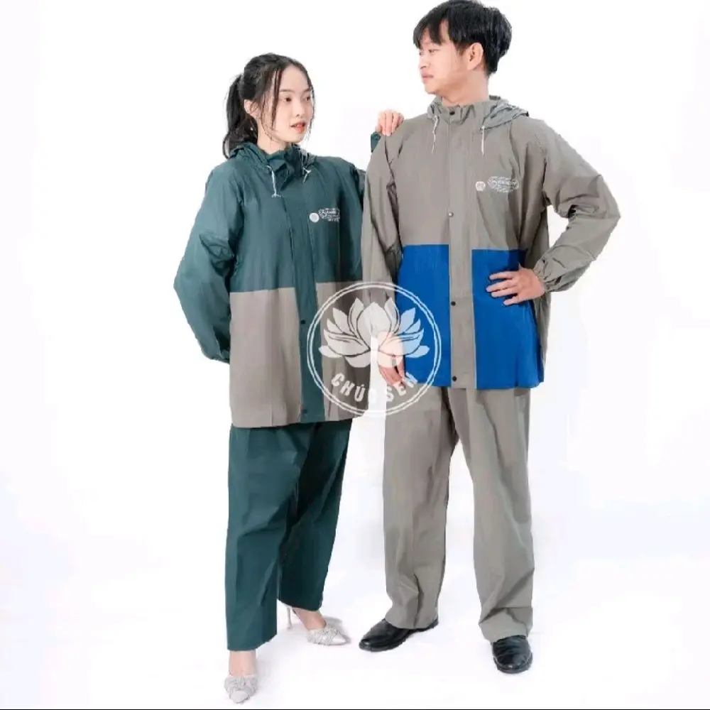 Áo mưa bộ thời trang cao cấp chất lượng cao