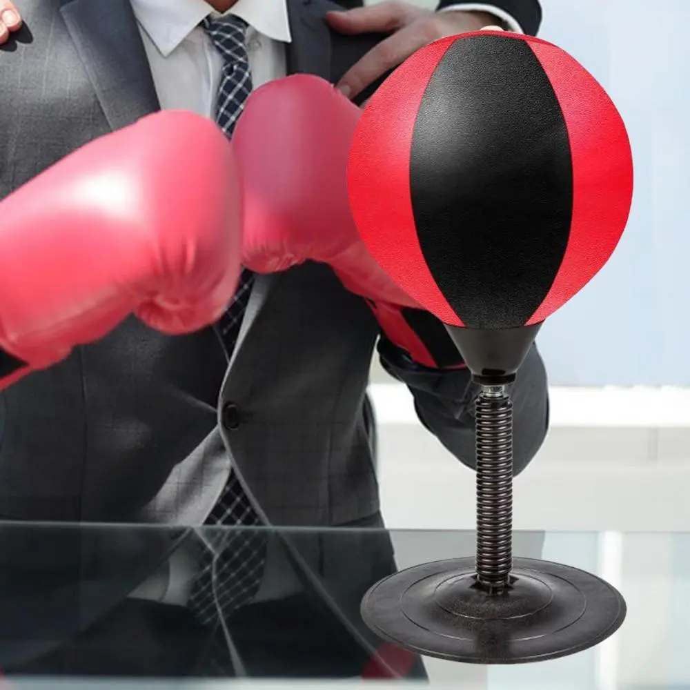 Desktop Punching Bag Heavy Duty Speed Ball Boxing Inflatable Speed Ball for Exercise Fitness Muay Gym Beginner
