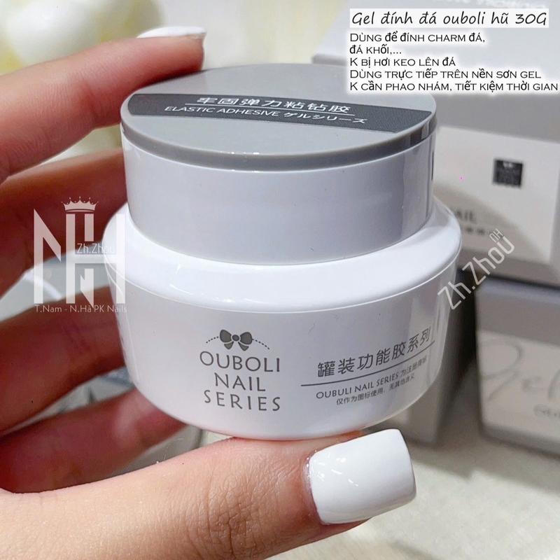 Gel Đính Đá Ouboli Chính Hãng - Đính Charm Đá Siêu Bền - Đính trực tiếp lên nền sơn gel