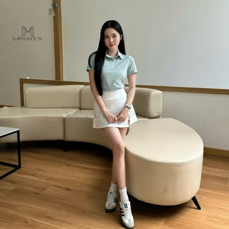 MINATEX - P5 - Áo polo thể thao, áo thun polo, vải mềm mỏng mát, co giãn 4 chiều thun không xù, mặc thoải mái cả đi làm 1
