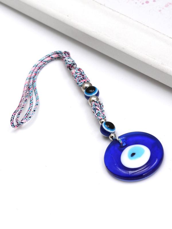 Unisex Street Trend Evil Eye Design Keychain, Trendy Vintage Key Holder & Key Fob for Car Key, Chic Accessories As Gift for Friends 4