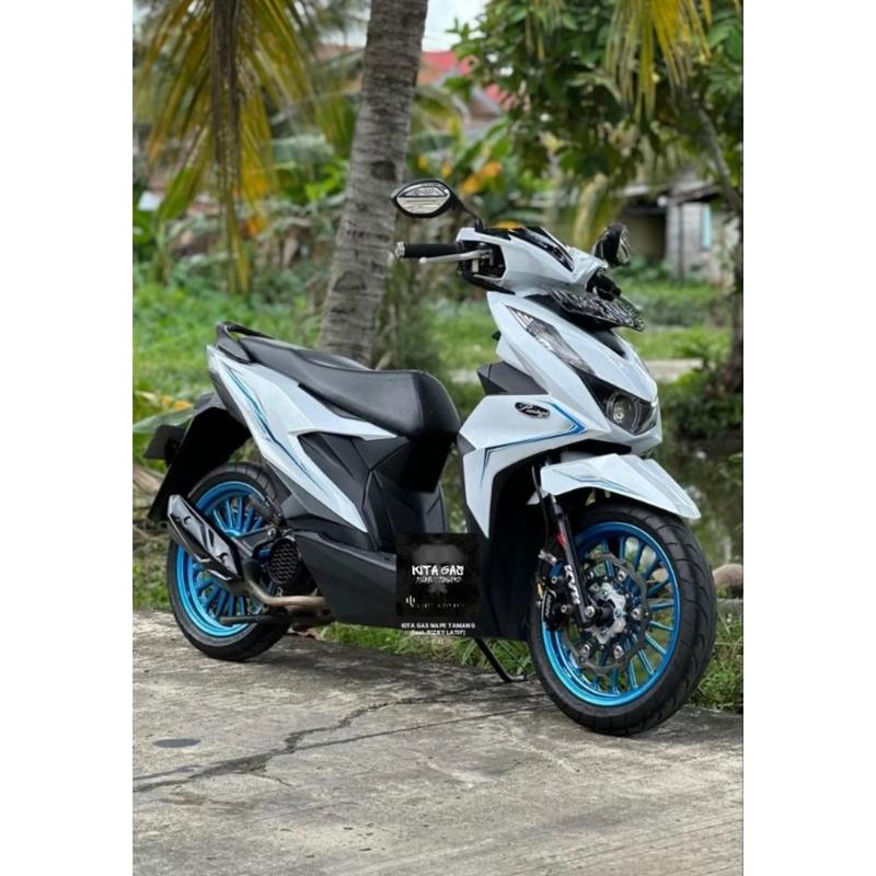 Striping Transparan Beat Striping Beat Deluxe 2020 - 2023  Sticker Variasi Beat Deluxe Beat Street AW 440 3