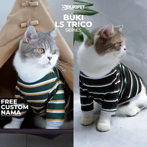 baju kucing laki laki cewek lucu gemoy murah aksesoris hewan peliharaan - Buki TEE.TRI.SERIES