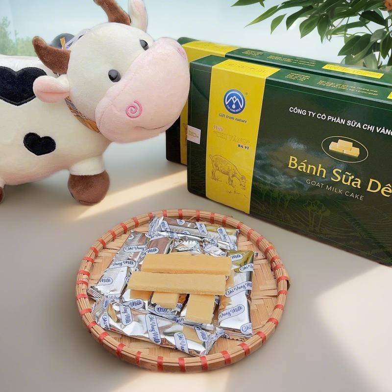 [Quà LIVE] 1 Hộp Bánh Sữa Dê - Đặc sản Ba Vì Food Cake Thức Ăn 5