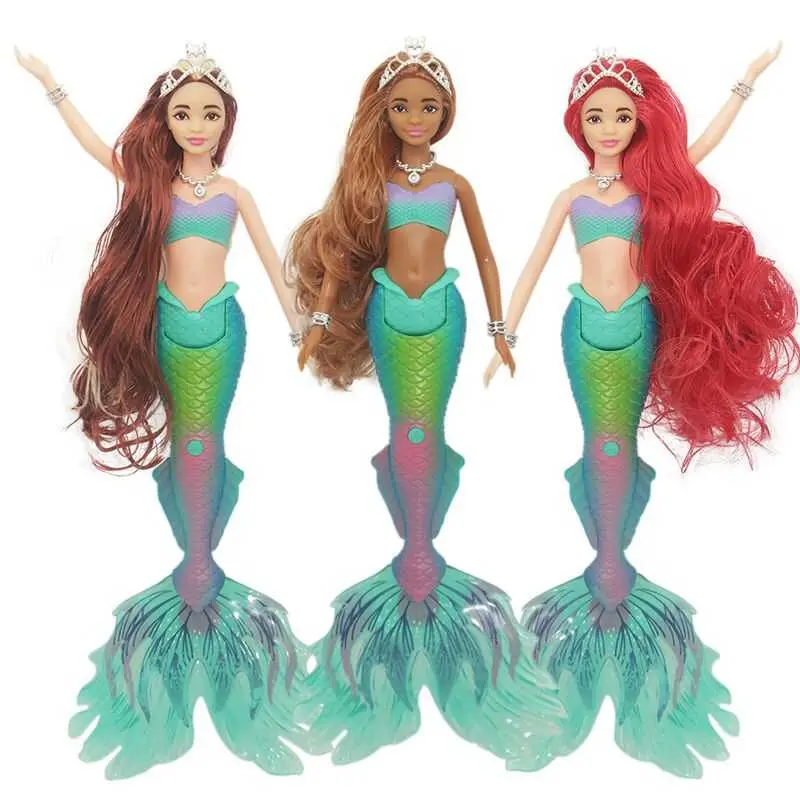 Búp Bê Đồ Chơi Nàng Tiên Cá, Phong Cách Kawaii, Bộ Nhà Chơi Thời Trang Cho Bé Gái, Búp Bê Em Bé Dễ Thương Cho Trẻ Em, Món Quà Hoàn Hảo Cho Trẻ Em, Đồ Chơi Nhập Vai Sáng Tạo