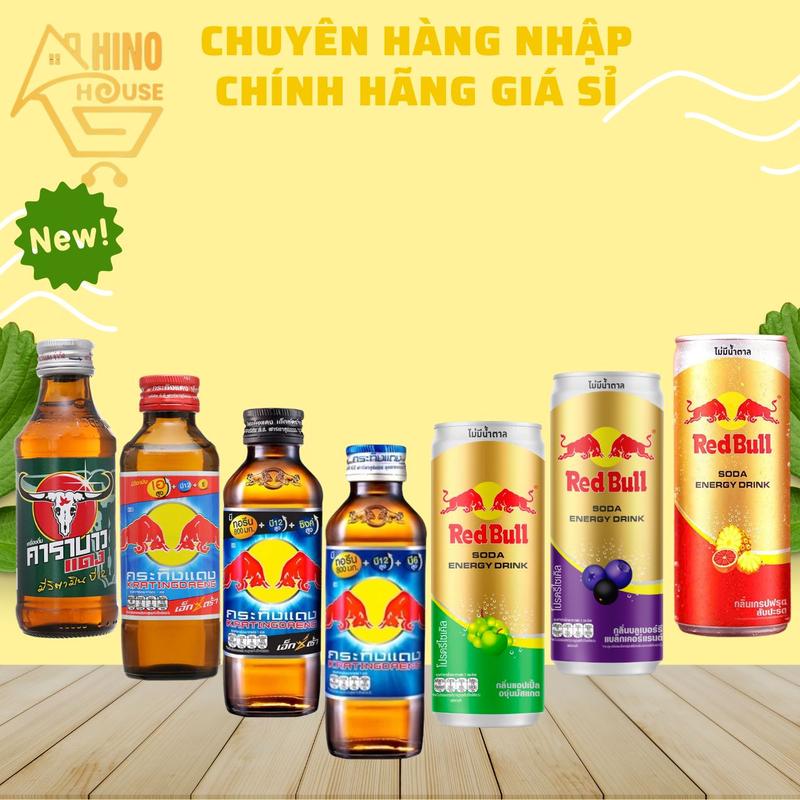 Nước Tăng Lực Redbull Thái Lan Hương Vị Thơm Ngon - Hinohouse