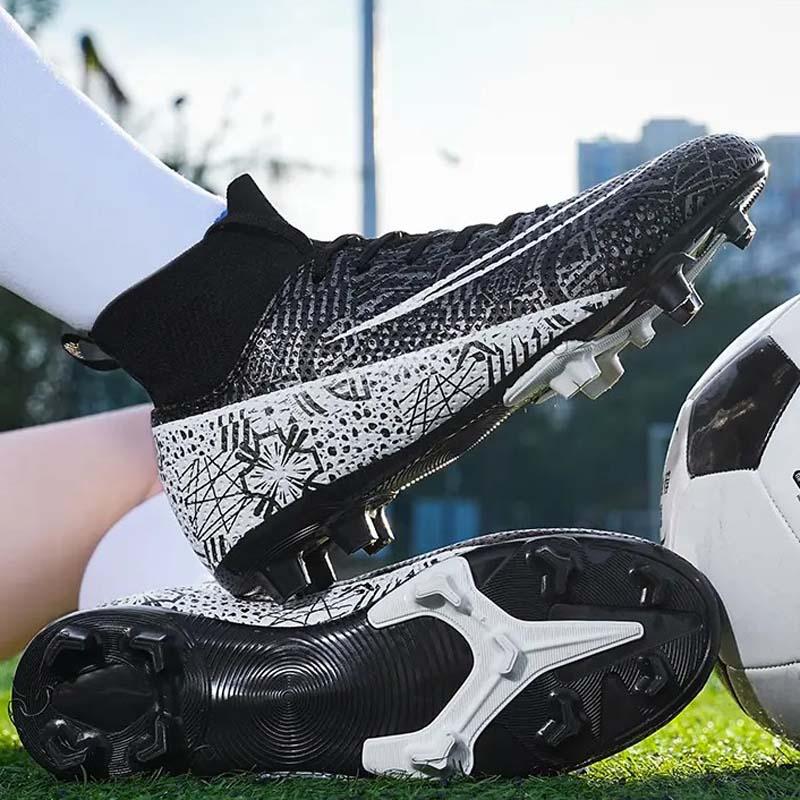 Product Introduction of Men Comfortable Breathable Football Shoes Lightweight Shock Absorption Training Shoes Artificial Grass Native Pasture Soccer Shoes 1
